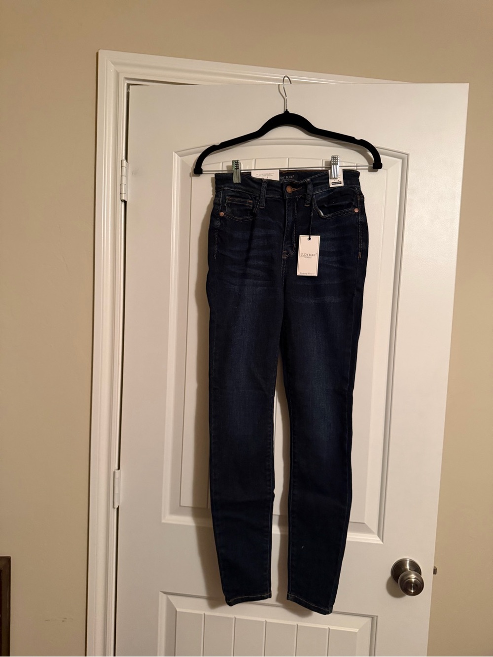 Judy Blue High Waist Skinny Jeans 1/25 Dark Wash NWT Stretch Denim